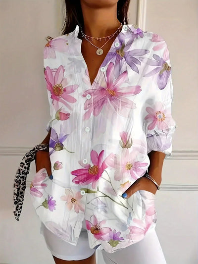 SERENNA | COLOURFUL PATTERN BLOUSE