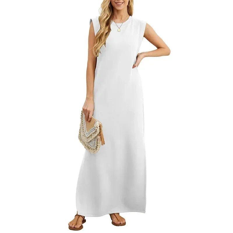 MARÉLLE | SIMPLE SLIT DRESS