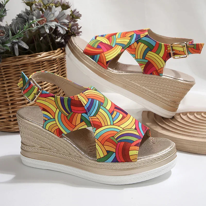 SOLARA | WEDGE SANDALS