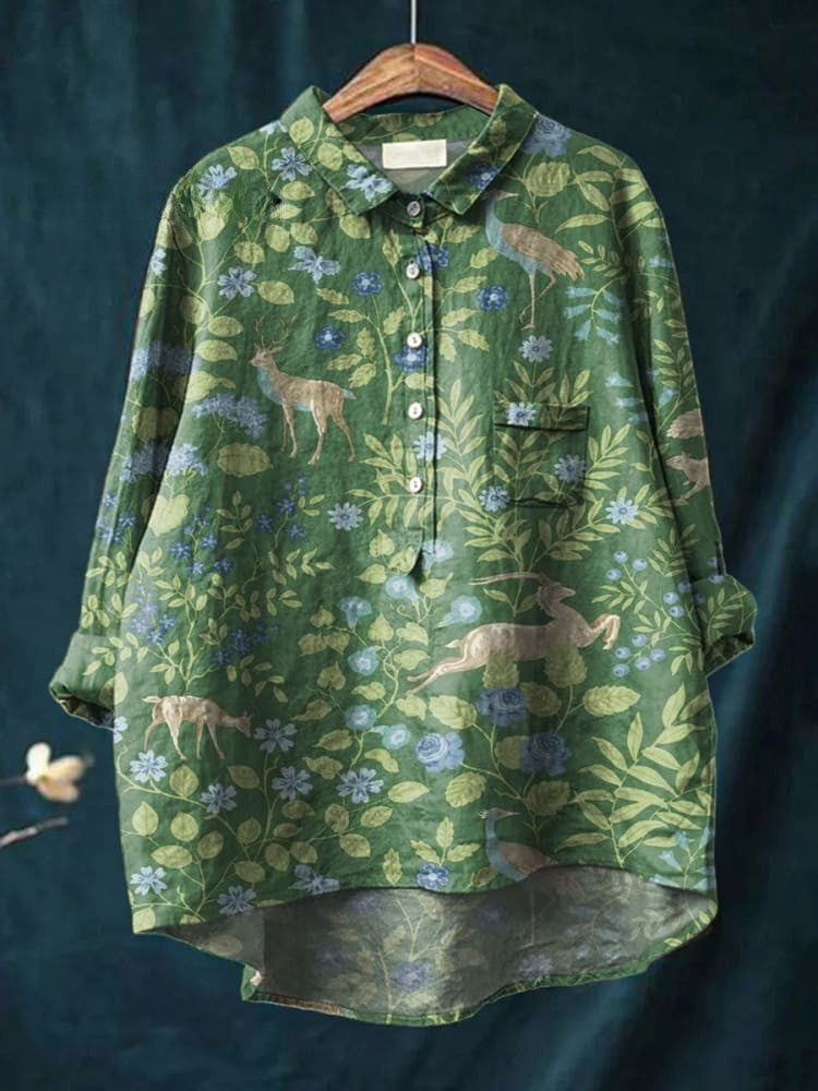 CELESTE – VINTAGE GARDEN SHIRT