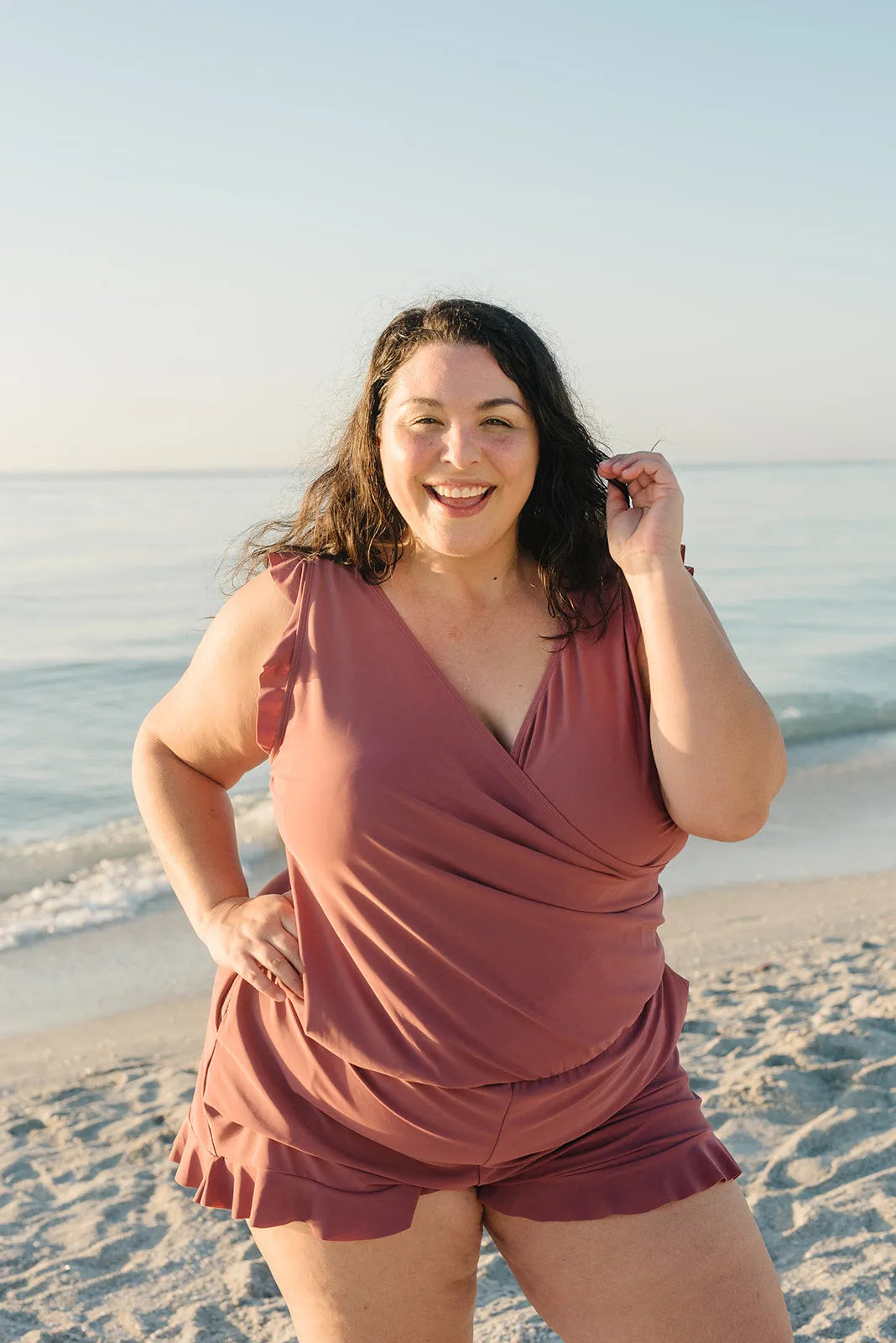 LUCINA DRAPE – TUMMY CONTROL SWIMSUIT