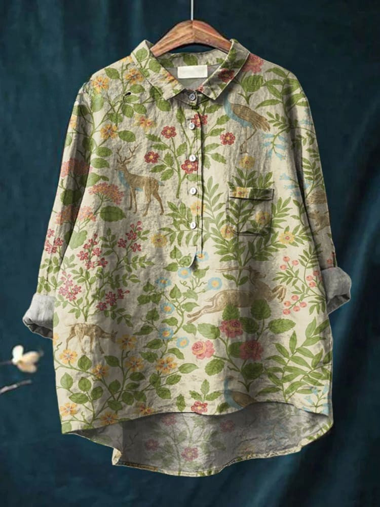 CELESTE – VINTAGE GARDEN SHIRT