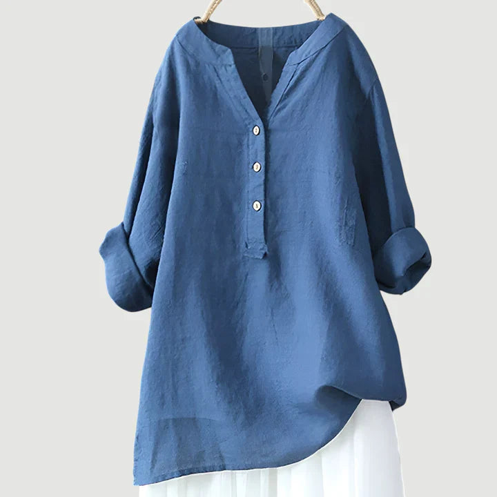 ANNELISE | BREEZY BUTTON-FRONT SHIRT