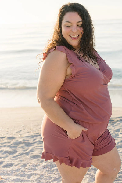 LUCINA DRAPE – TUMMY CONTROL SWIMSUIT