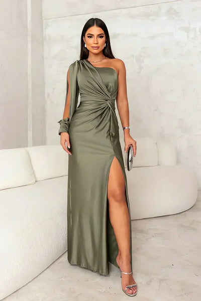 THE CELESTINA | ONE-SHOULDER DRESS