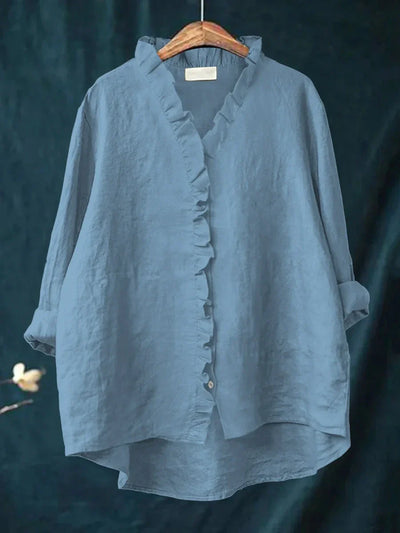 RHEA | RUFFLED SHIRT