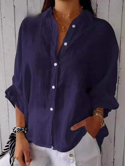 CALLARA – LACE-UP RELAXED SHIRT
