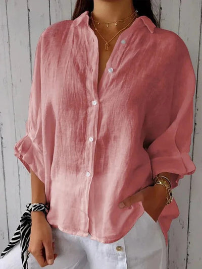 CALLARA – LACE-UP RELAXED SHIRT