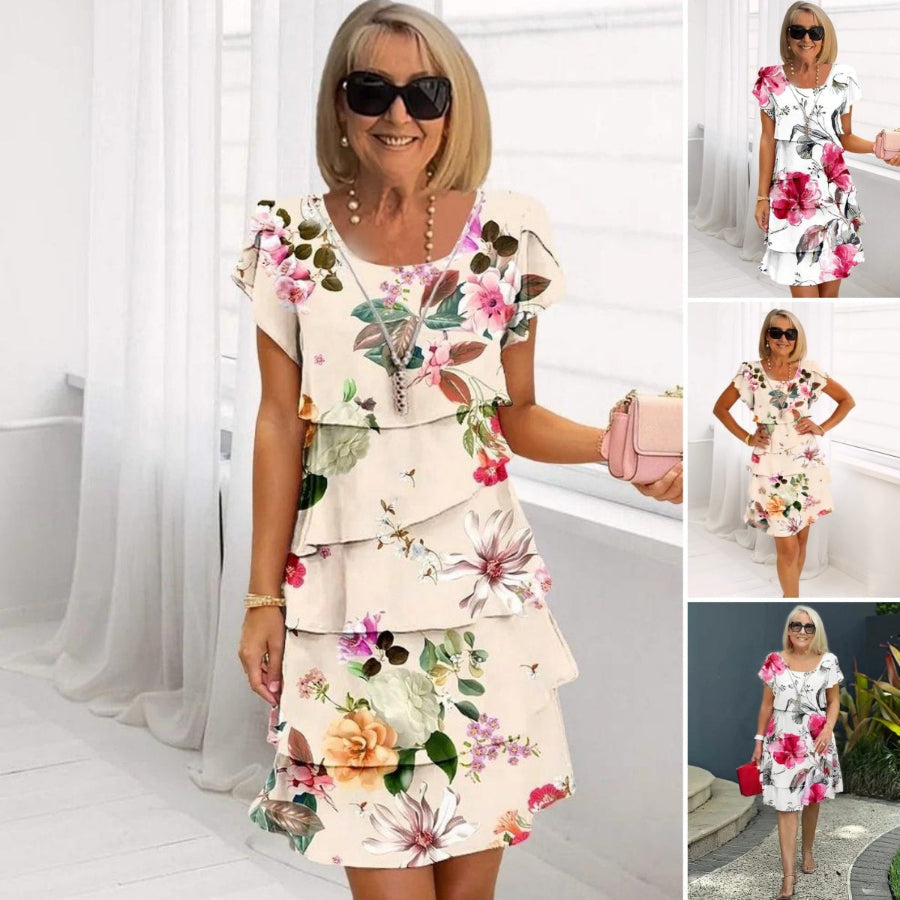 EVARA | DEWDROP FLORAL DRESS