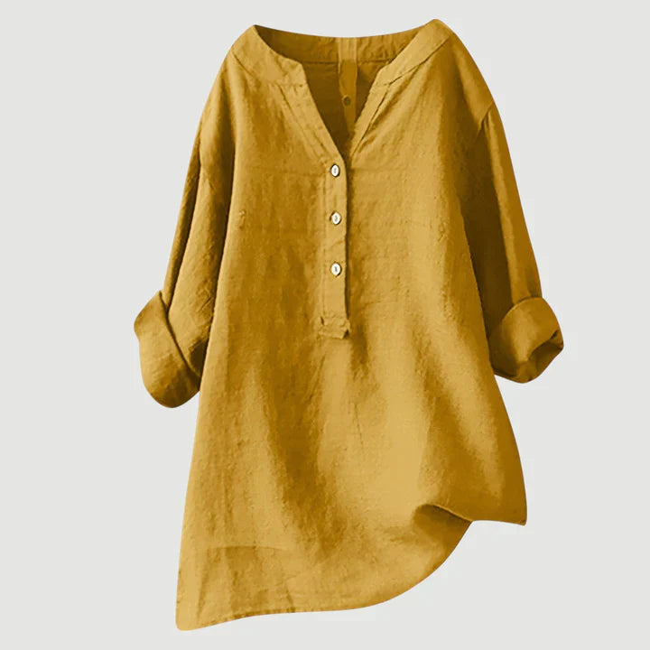 ANNELISE | BREEZY BUTTON-FRONT SHIRT