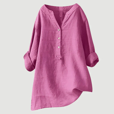 ANNELISE | BREEZY BUTTON-FRONT SHIRT